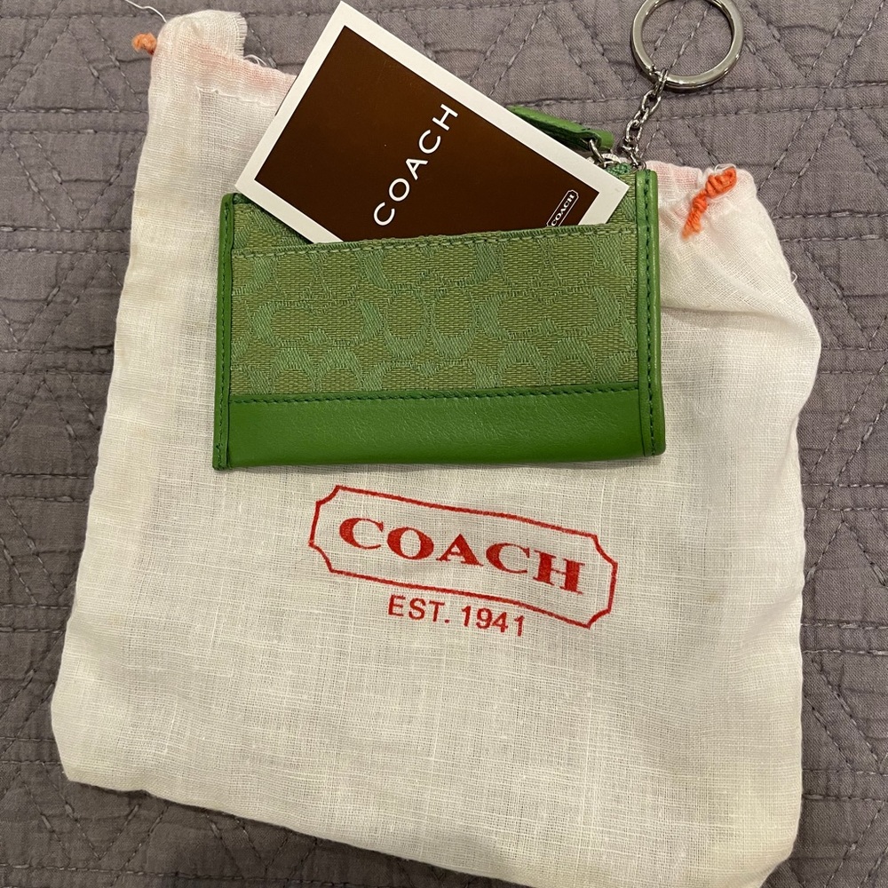 Coach Keychain Wallet NWT